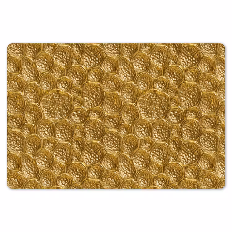 Gehamerd - Mozaïek - Antiek - Goud Placemat vinyl groot 368 -zzsfeer1_Kitchenyeah-website