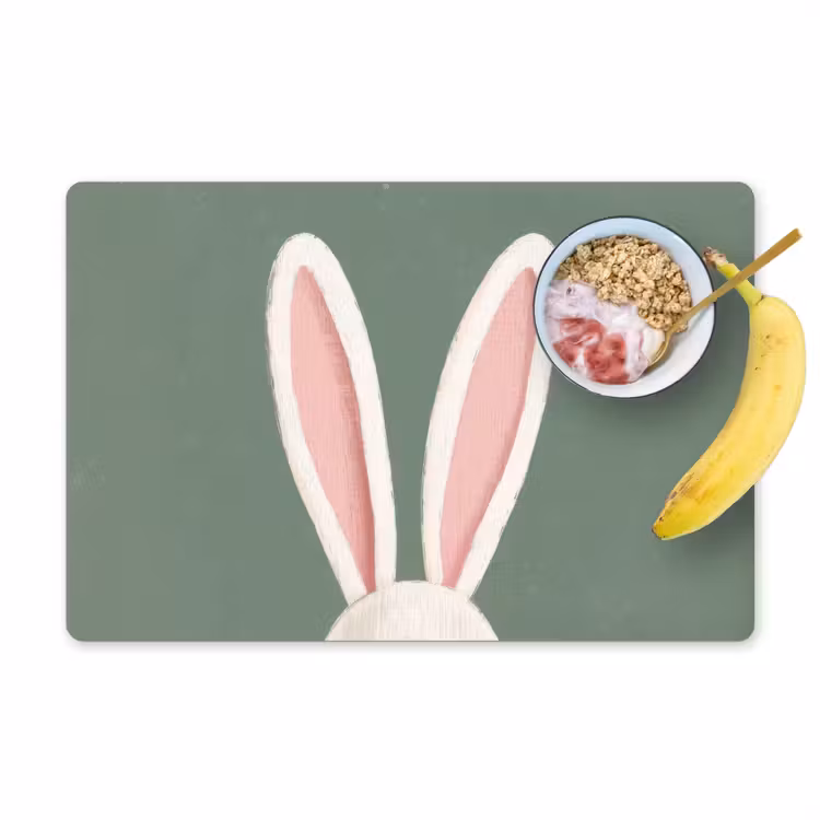 Hazen - Oren - Roze Placemat vinyl groot -zzzproduct_Kitchenyeah-website