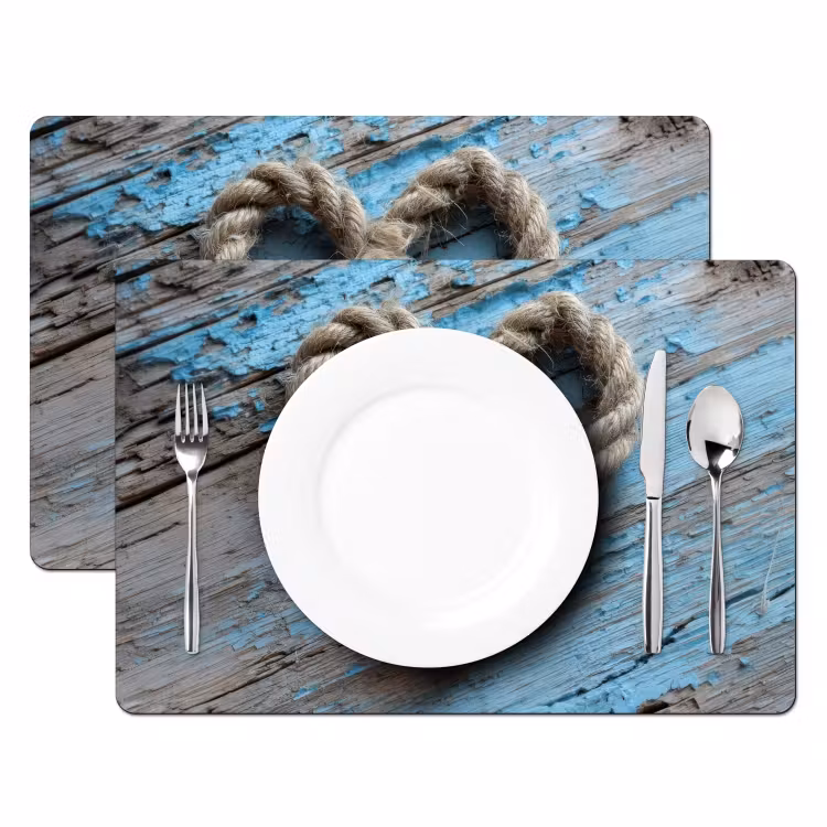 Hart - Touw - Hout - Rustiek Placemat vinyl groot -zzsfeer2_Kitchenyeah-website