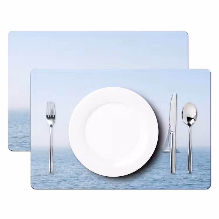 Horizon - Zeilboot - Zee Placemat vinyl groot -zzsfeer2_Kitchenyeah-website