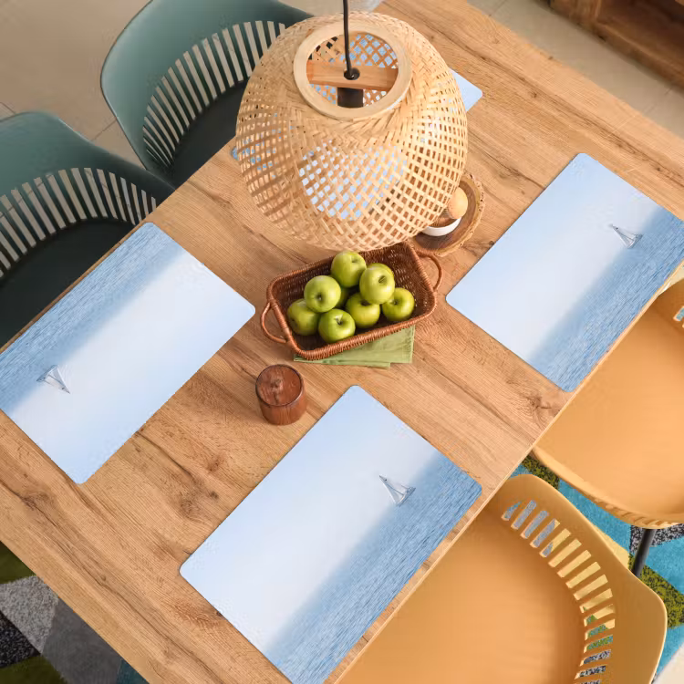 Horizon - Zeilboot - Zee Placemat vinyl groot -zzsfeer5_Kitchenyeah-website