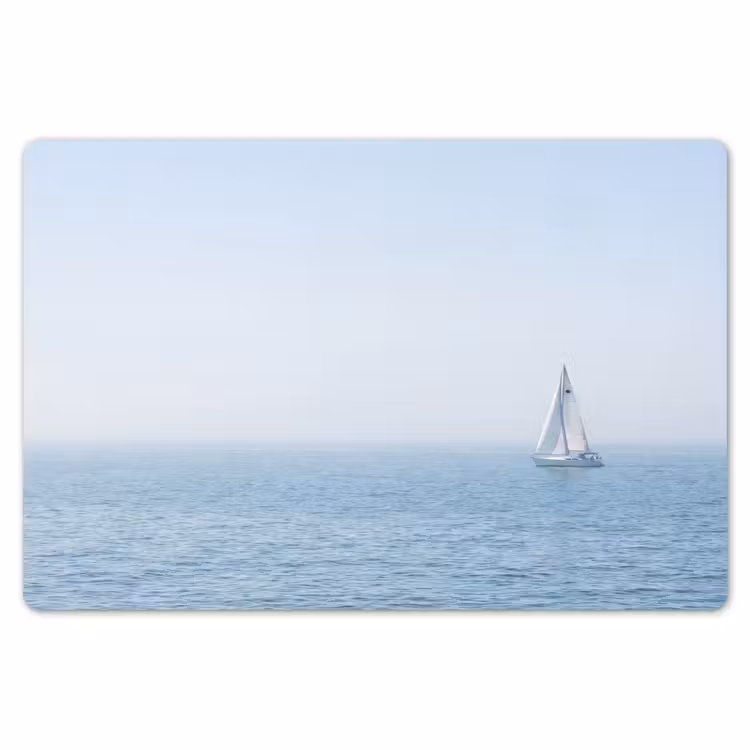 Horizon - Zeilboot - Zee Placemat vinyl groot -zzsfeer1_Kitchenyeah-website
