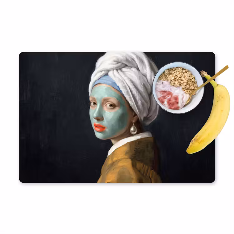 Iconisch - Modern - Kleurrijk Placemat vinyl groot -zzzproduct_Kitchenyeah-website
