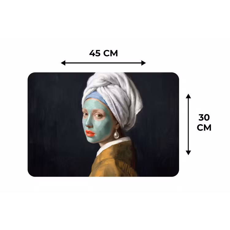 Iconisch - Modern - Kleurrijk Placemat vinyl groot -specs