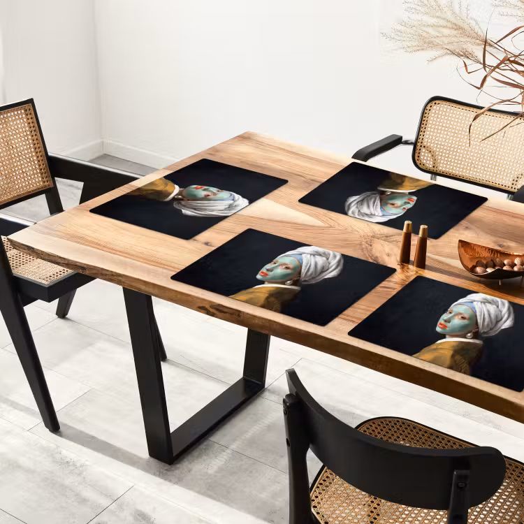 Iconisch - Modern - Kleurrijk Placemat vinyl groot -zzsfeer4_Kitchenyeah-website