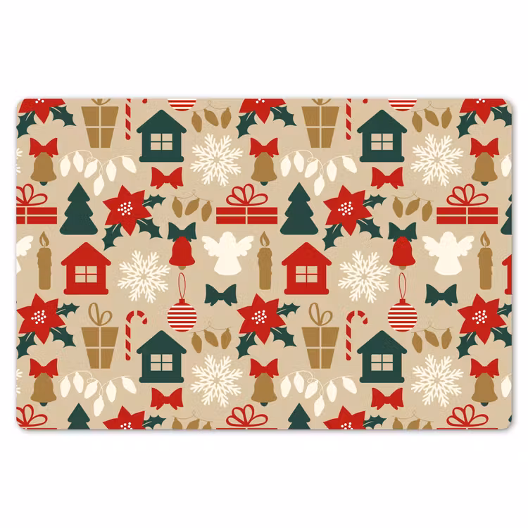 Illustratie - Kerst - Beige Placemat vinyl groot 368 -zzsfeer1_Kitchenyeah-website