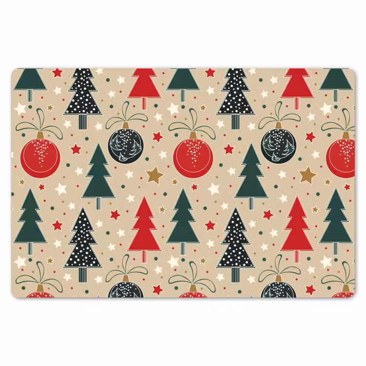 Illustratie - Kerst - Sterren Placemat vinyl groot 368 -zzsfeer1_Kitchenyeah-website