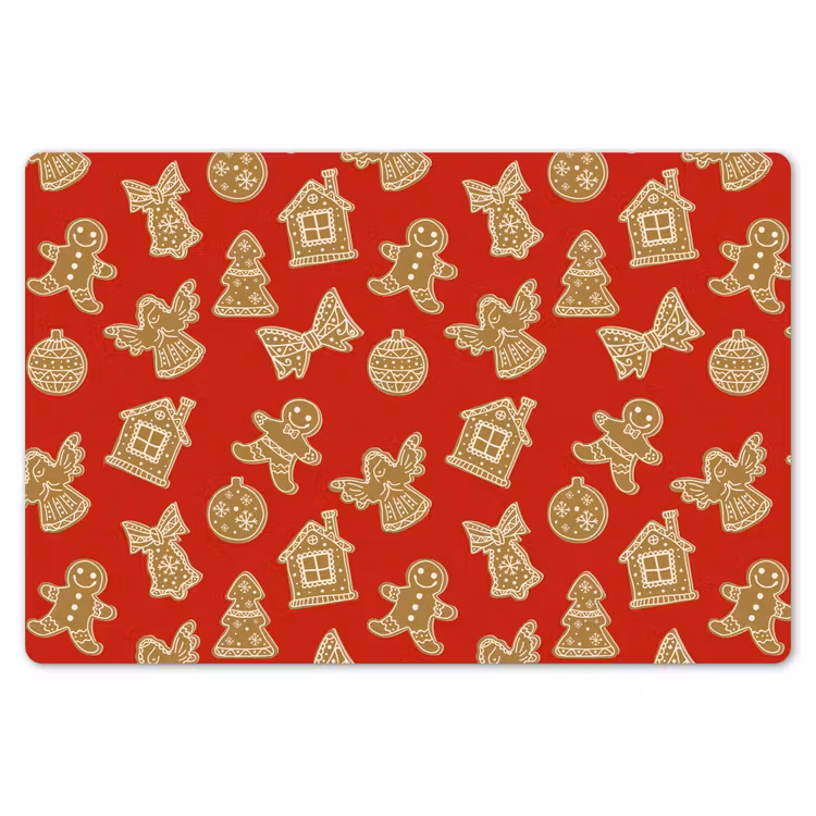 Illustratie - Koekjes - Rood Placemat vinyl groot 368 -zzsfeer1_Kitchenyeah-website