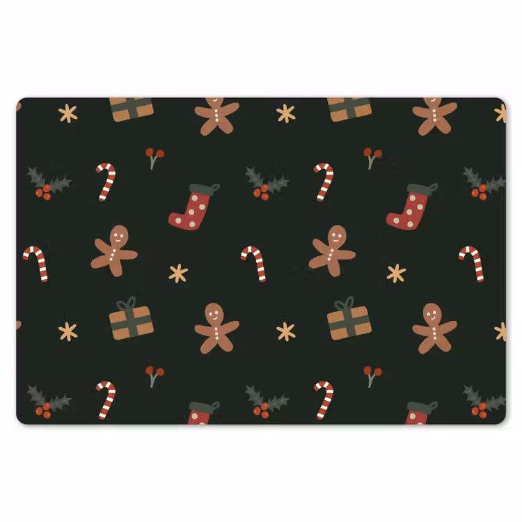 Illustratie - Figuren - Groen Placemat vinyl groot 368 -zzsfeer1_Kitchenyeah-website