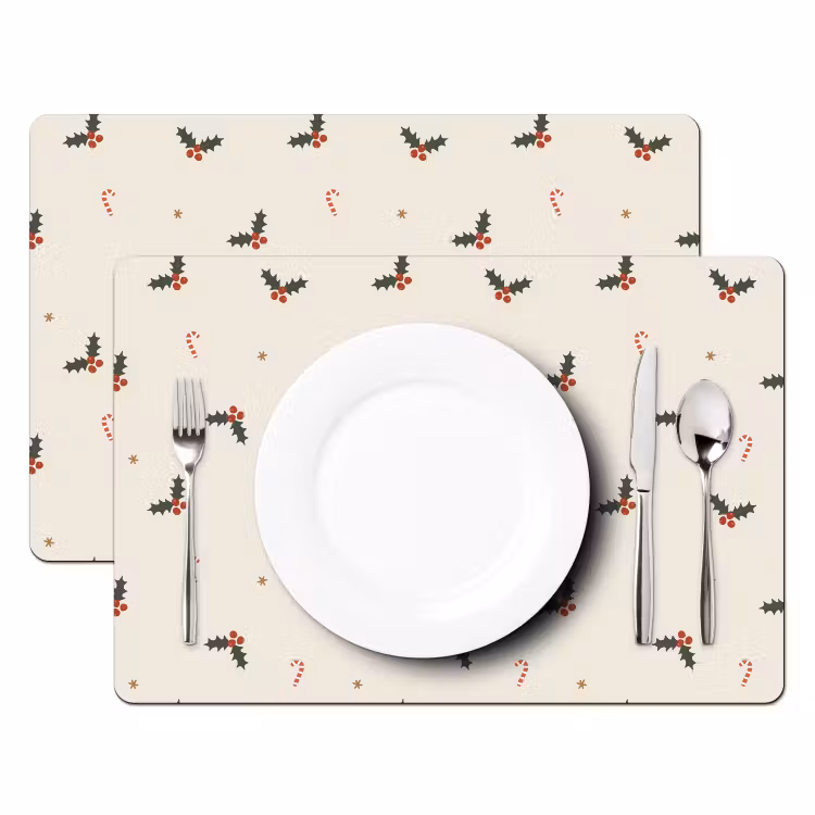 Illustratie - Hulsttakken - Zuurstokken - Beige Placemat vinyl groot 368 -zzsfeer2_Kitchenyeah-website