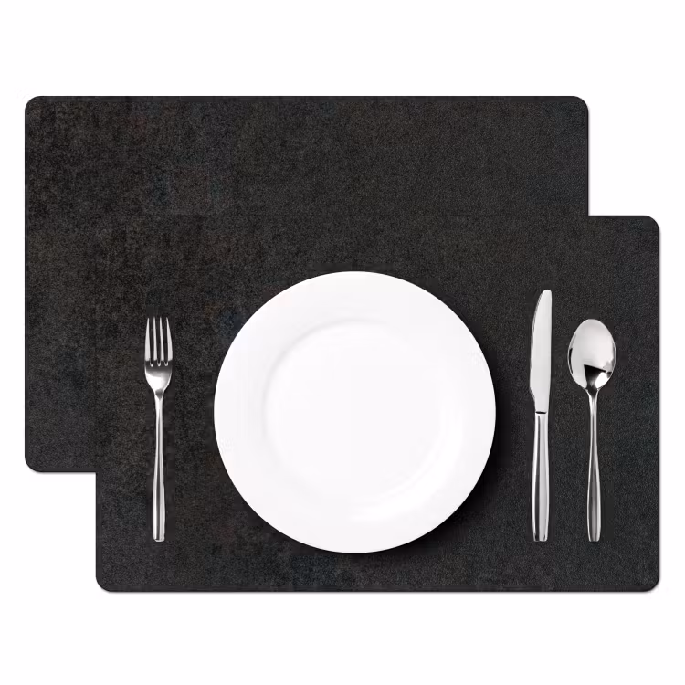 Industrieel - Beton - Grijs - Structuren - Retro Placemat vinyl groot -zzsfeer2_Kitchenyeah-website