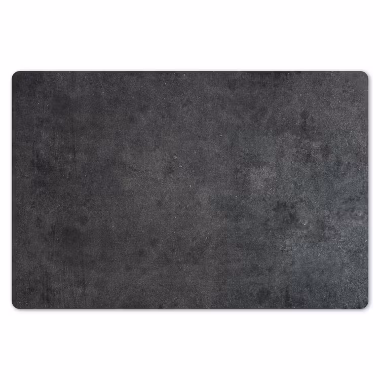 Industrieel - Leisteen - Grijs - Structuur - Beton Placemat vinyl groot -zzsfeer1_Kitchenyeah-website