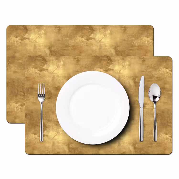 Industrieel - Textuur - Goud Placemat vinyl groot 368 -zzsfeer2_Kitchenyeah-website