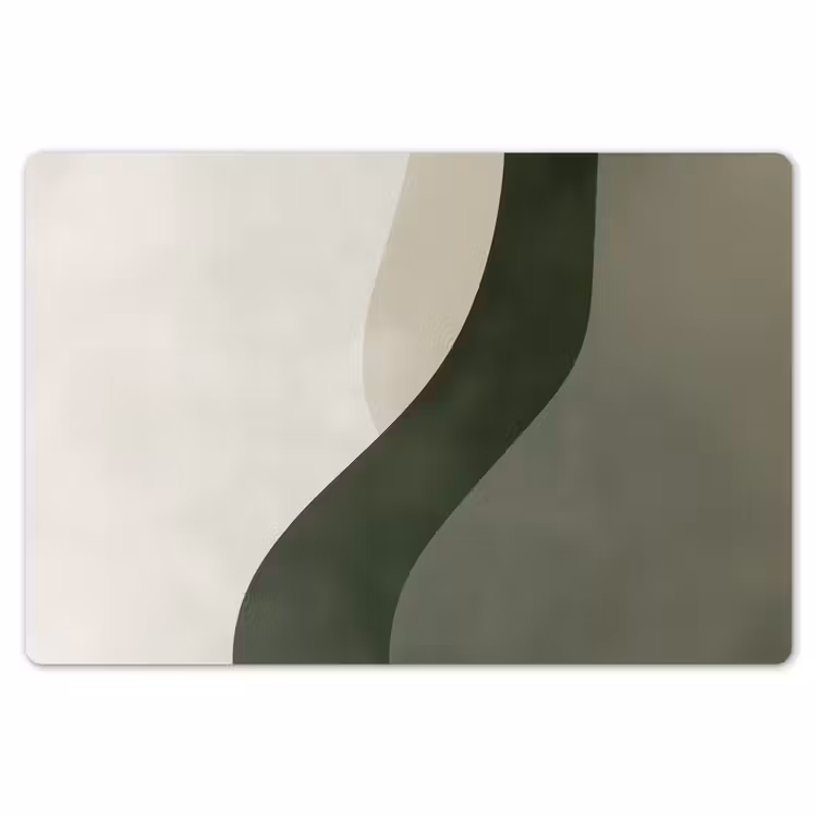 Japandi - Groen - Abstract - Modern Placemat vinyl groot -zzsfeer1_Kitchenyeah-website