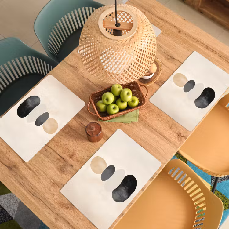 Japandi - Wabi sabi - Beige Placemat vinyl groot -zzsfeer5_Kitchenyeah-website