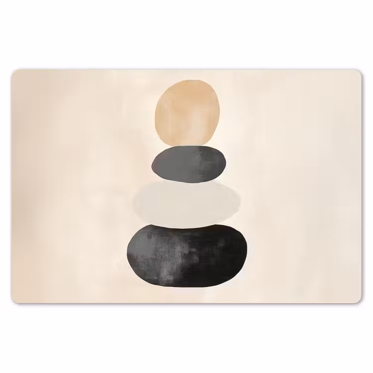 Japandi - Wabi sabi - Beige Placemat vinyl groot -zzsfeer1_Kitchenyeah-website