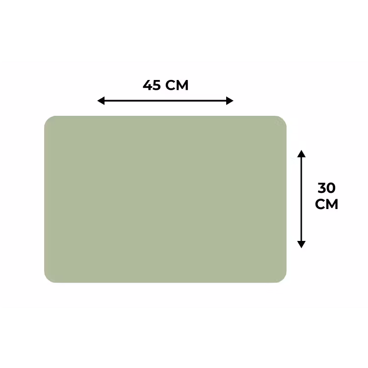 Spring - Sprint - Groen Placemat vinyl groot 368 -specs