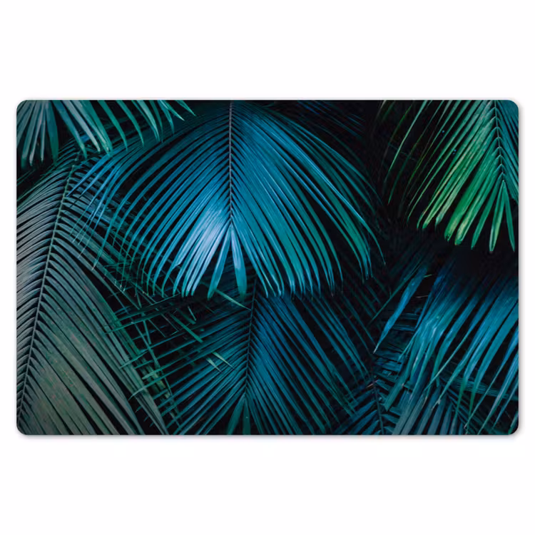 Inductie mat - Jungle - Inductie beschermer - Palmblad - Natuur Placemat vinyl groot -zzsfeer1_Kitchenyeah-website