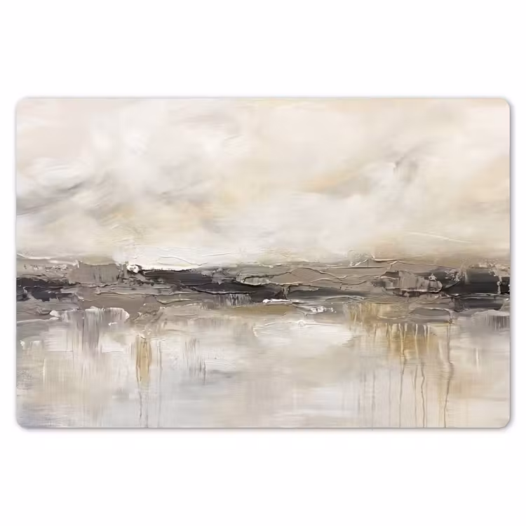 Landschap - Horizon - Natuur - Abstract - Neutraal Placemat vinyl groot -zzsfeer1_Kitchenyeah-website