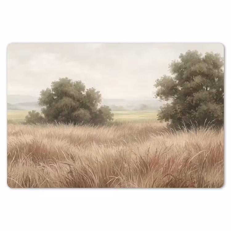 Landschap - Minimalistisch - Beige Placemat vinyl groot -zzsfeer1_Kitchenyeah-website