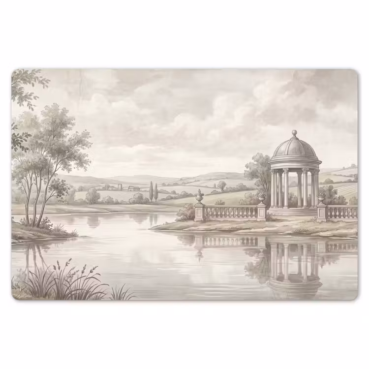 Landschap - Water - Natuur - Sepia Placemat vinyl groot -zzsfeer1_Kitchenyeah-website