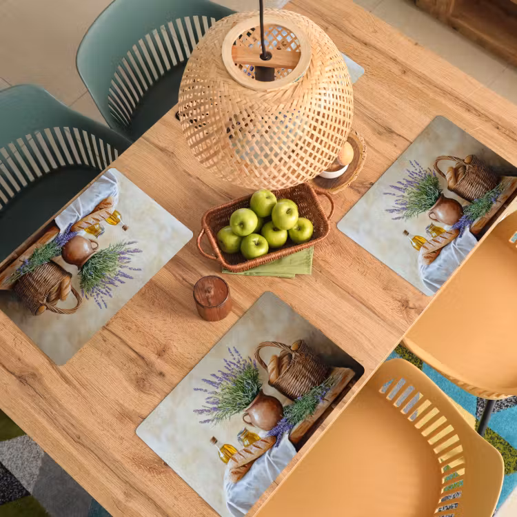 Lavendel - Brood - Stilleven Placemat vinyl groot -zzsfeer5_Kitchenyeah-website