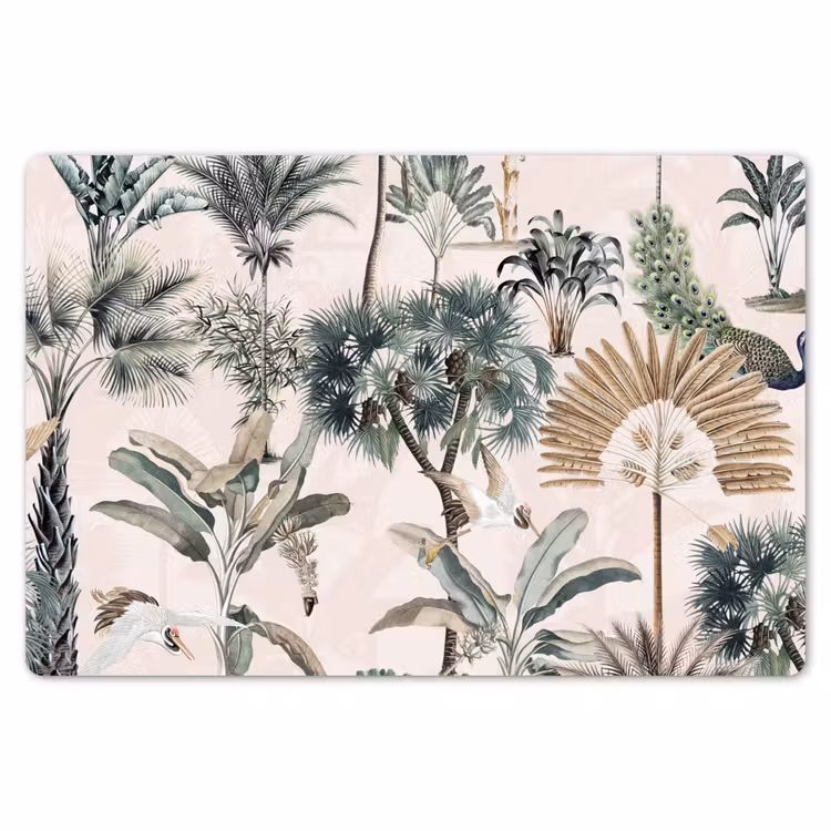 Bladeren - Monstera - Jungle - Tropical Placemat vinyl groot -zzsfeer1_Kitchenyeah-website