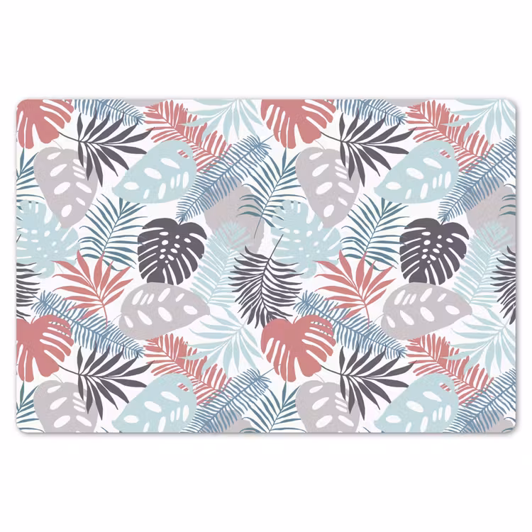 Inductie beschermer - Bladeren - Pastel - Jungle - Afdekplaat voor kookplaat Placemat vinyl groot -zzsfeer1_Kitchenyeah-website