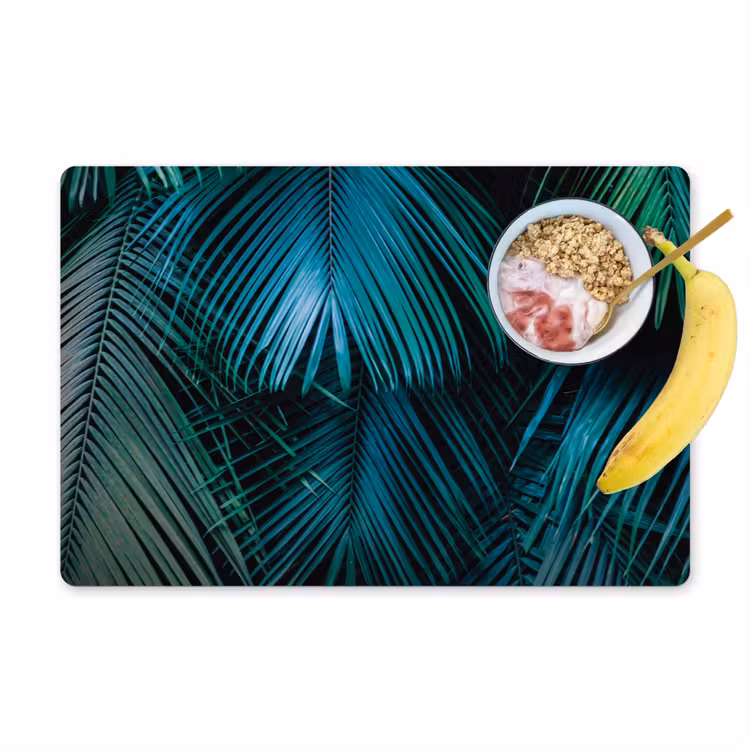 Bladeren - Tropisch - Jungle Placemat vinyl groot -zzzproduct_Kitchenyeah-website