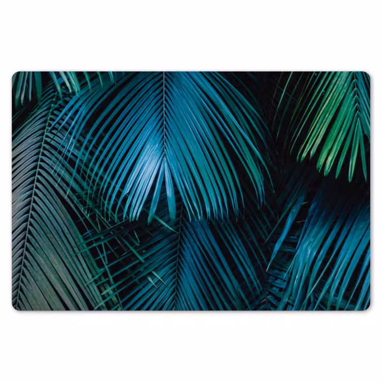 Bladeren - Tropisch - Jungle - Natuur Placemat vinyl groot -zzsfeer1_Kitchenyeah-website