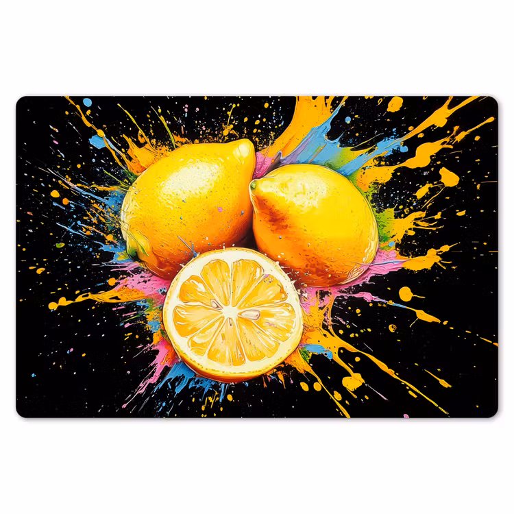 Citroen - Graffiti - Kleurrijk - Verf - Modern Placemat vinyl groot -zzsfeer1_Kitchenyeah-website