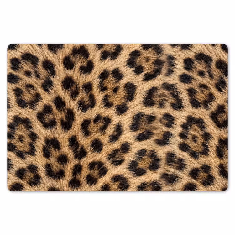 Luipaard - Vacht - Klassiek - Bruin Placemat vinyl groot -zzsfeer1_Kitchenyeah-website