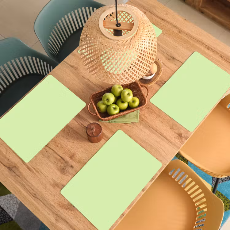 Light - Lime - Groen Placemat vinyl groot 368 -zzsfeer5_Kitchenyeah-website