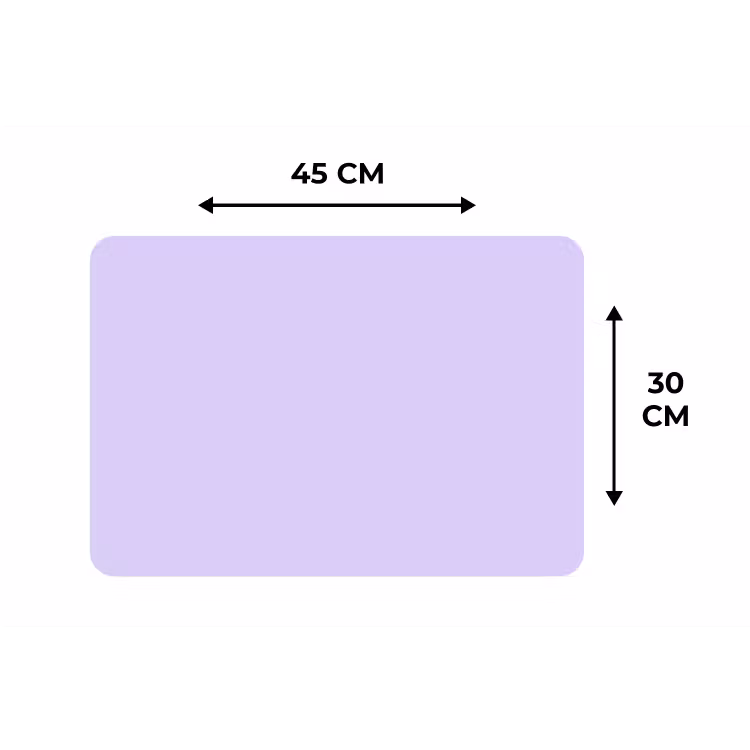 Light - Orchid - Paars Placemat vinyl groot 368 -specs