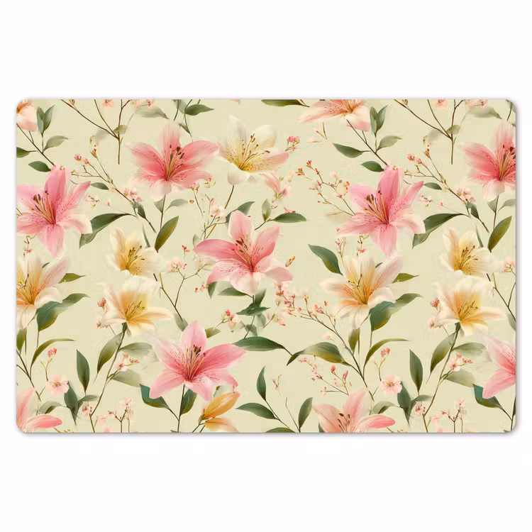 Lelies - Sereen - Kleurrijk Placemat vinyl groot 368 -zzsfeer1_Kitchenyeah-website