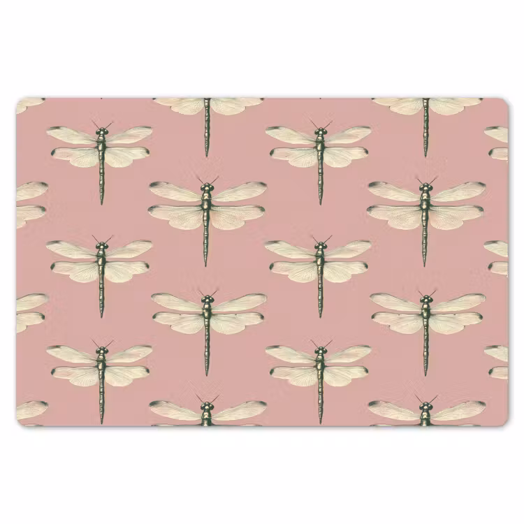 Lillibellen - Patroon - Roze Placemat vinyl groot 368 -zzsfeer1_Kitchenyeah-website