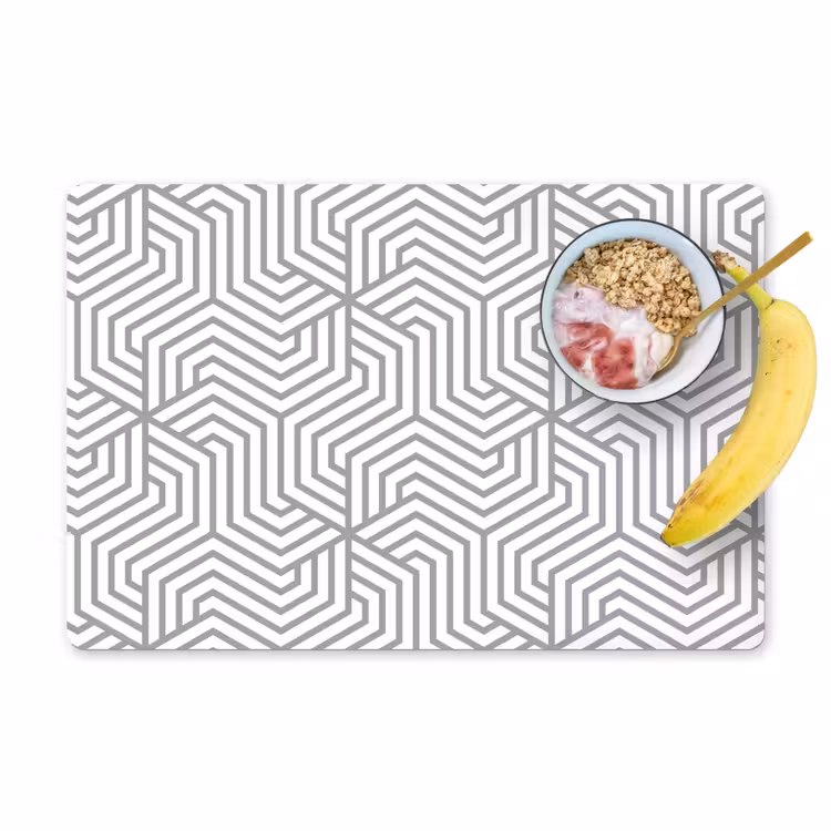 Lijn - Design - Geometrie - Patroon Placemat vinyl groot 368 -zzzproduct_Kitchenyeah-website