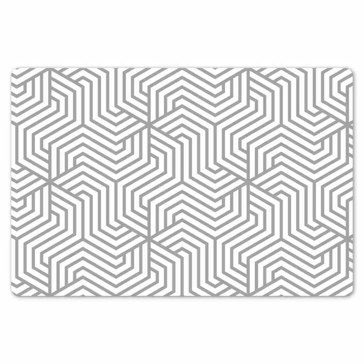 Lijn - Design - Geometrie - Patroon Placemat vinyl groot 368 -zzsfeer1_Kitchenyeah-website