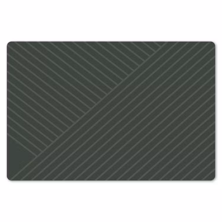 Lijnen - Abstract - Groen - Minimalistisch Placemat vinyl groot -zzsfeer1_Kitchenyeah-website
