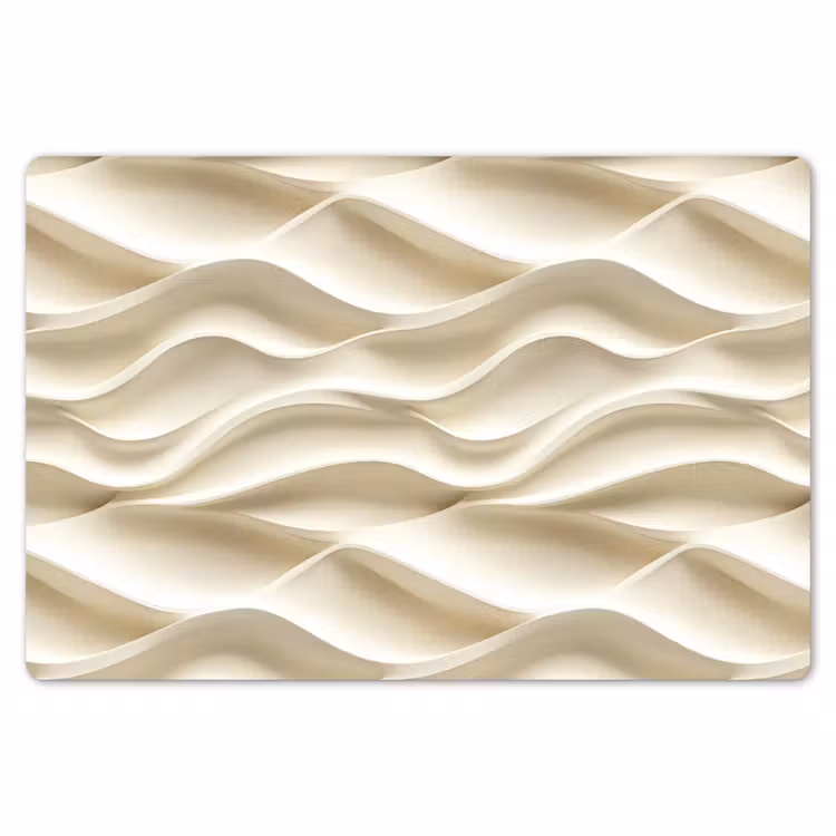 Lijnen - Golvend - Crème Placemat vinyl groot 368 -zzsfeer1_Kitchenyeah-website