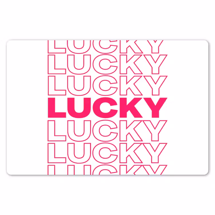 Lucky - Roze - Patroon Placemat vinyl groot -zzsfeer1_Kitchenyeah-website