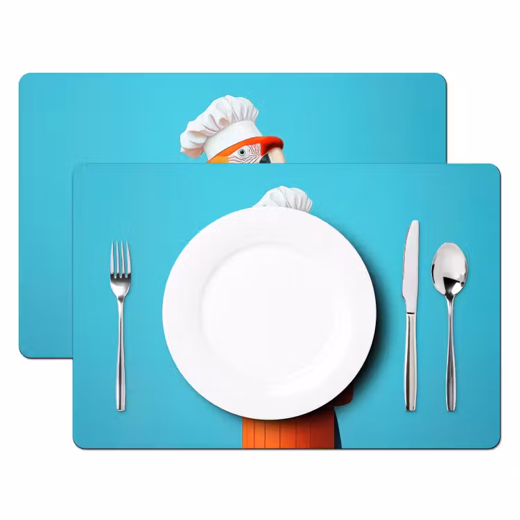 Ara - Koksmuts - Sokkel - Grappig Placemat vinyl groot -zzsfeer2_Kitchenyeah-website