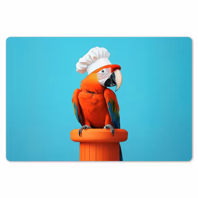 Ara - Koksmuts - Sokkel - Grappig Placemat vinyl groot -zzsfeer1_Kitchenyeah-website