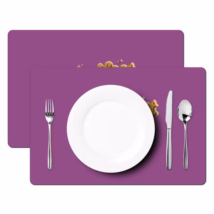Manifest that shit - Paars - Glitter Placemat vinyl groot -zzsfeer2_Kitchenyeah-website