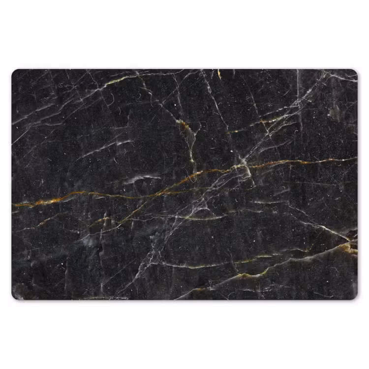 Marmer - Zwart - Goud - Grijs - Marmerstructuur Placemat vinyl groot -zzsfeer1_Kitchenyeah-website