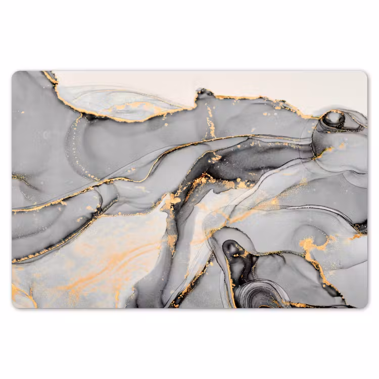 Marmer - Goud - Grijs Placemat vinyl groot -zzsfeer1_Kitchenyeah-website