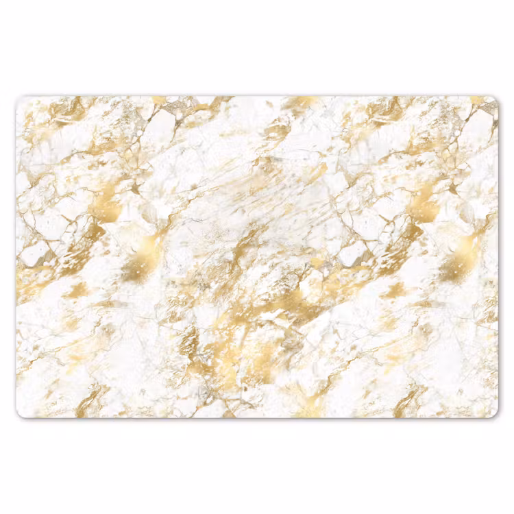 Marmer - Goud - Structuur Placemat vinyl groot 368 -zzsfeer1_Kitchenyeah-website