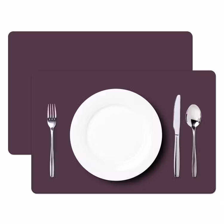 Midnight - Plum - Paars Placemat vinyl groot 368 -zzsfeer2_Kitchenyeah-website