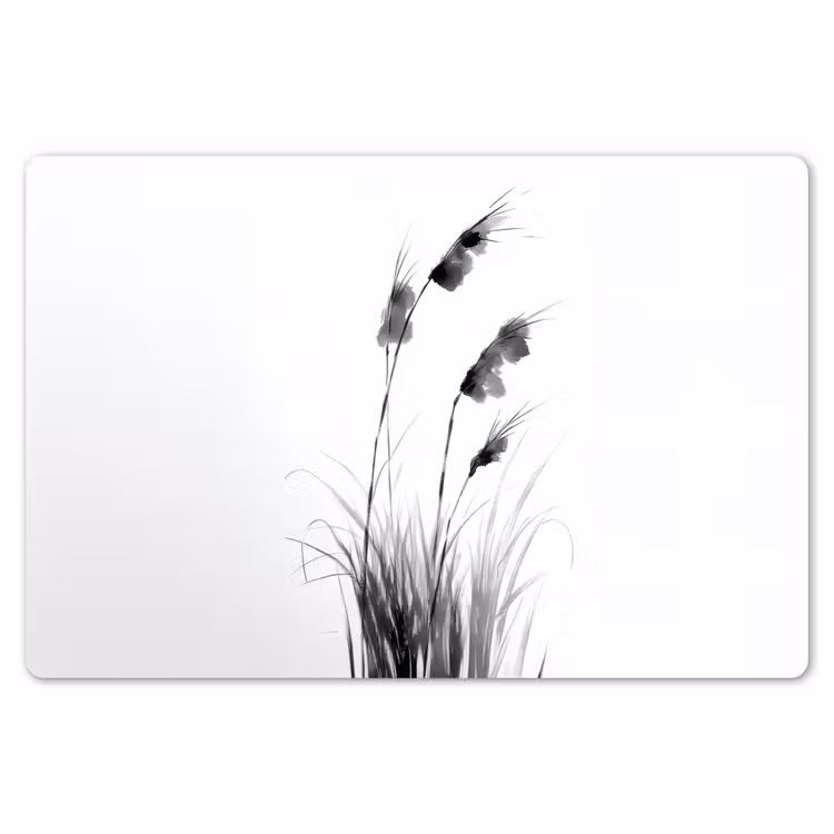 Minimalistisch - Stelen - Wit Placemat vinyl groot -zzsfeer1_Kitchenyeah-website