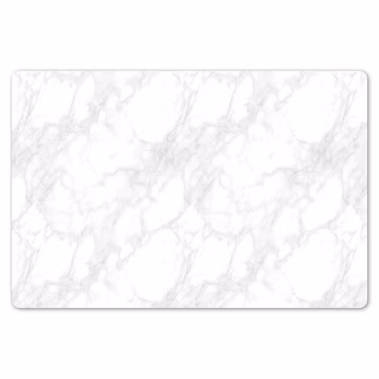 Minimalistisch - Wit - Grijze aders Placemat vinyl groot 368 -zzsfeer1_Kitchenyeah-website